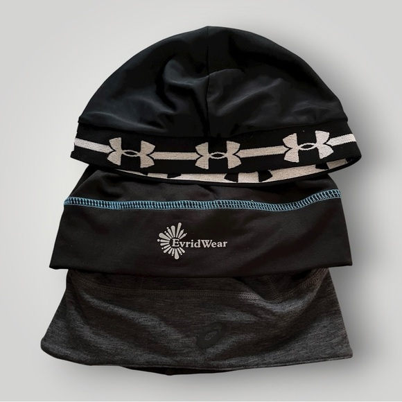 Accessories - 3 for $25 Under Armour, ASICS and EvridWear Running Beanie Set